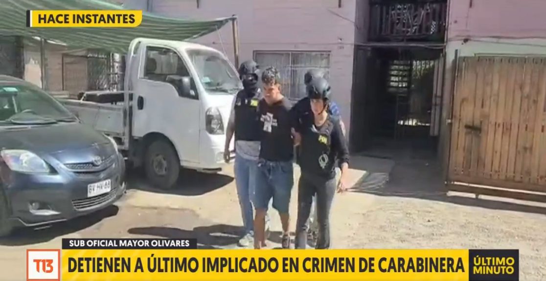 detienen séptimo último implicado caso carabinera