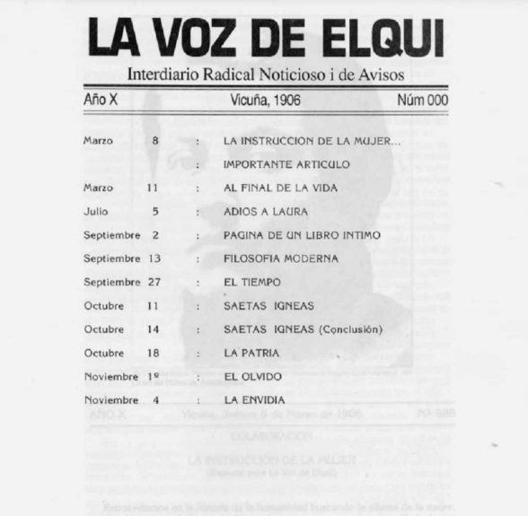 Solange Lackington Gabriela Mistral 8M