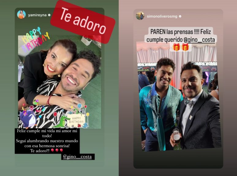 Gino Costa saludos cumpleaños 