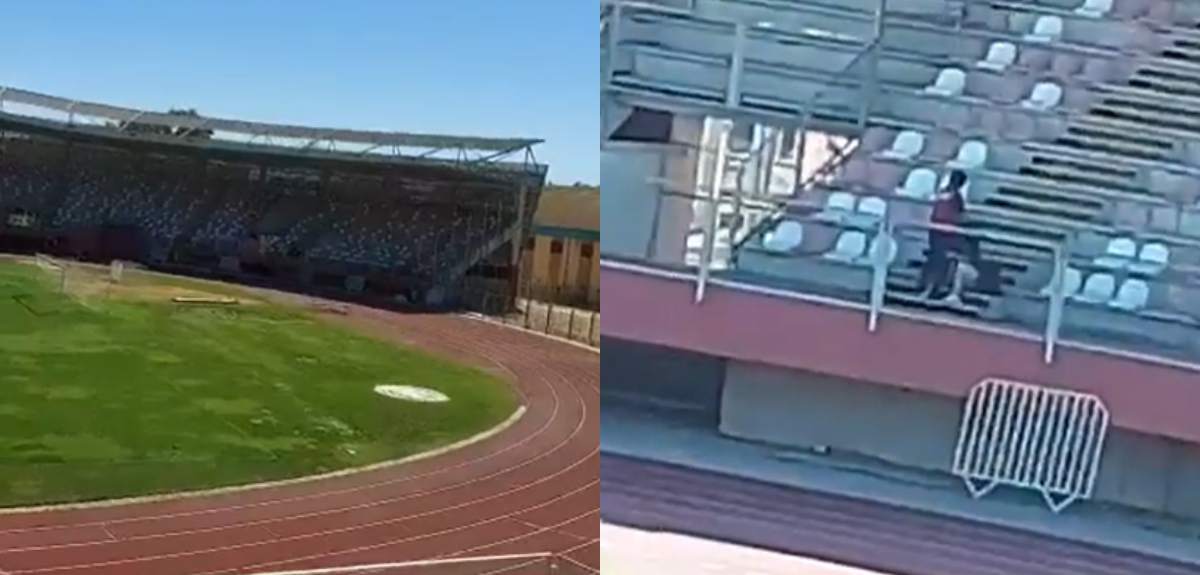 Graban a guardia teniendo sexo en plena tribuna del Estadio La Granja de Curicó