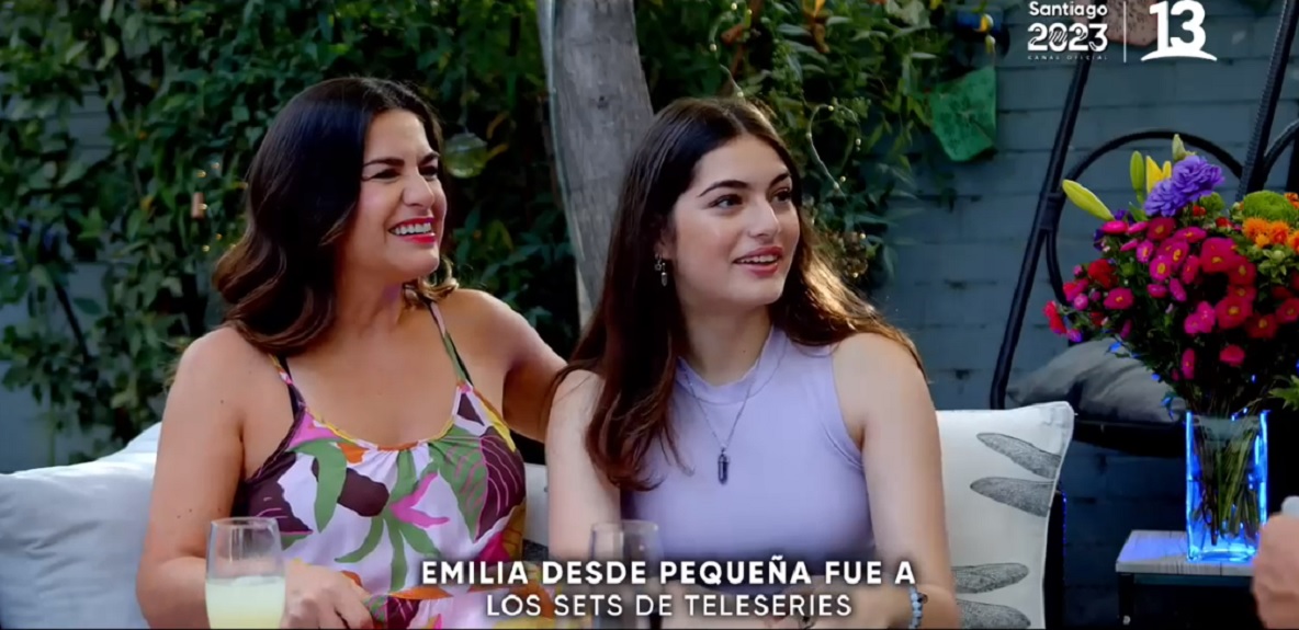 Ingrid Cruz y su hija Emilia