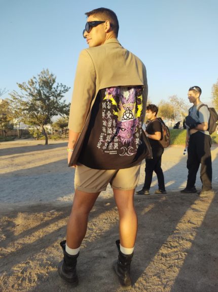 Juanfra Matamala tuvo que improvisar atuendo para Lollapalooza: "Estas hueás me pasan solo a mí"