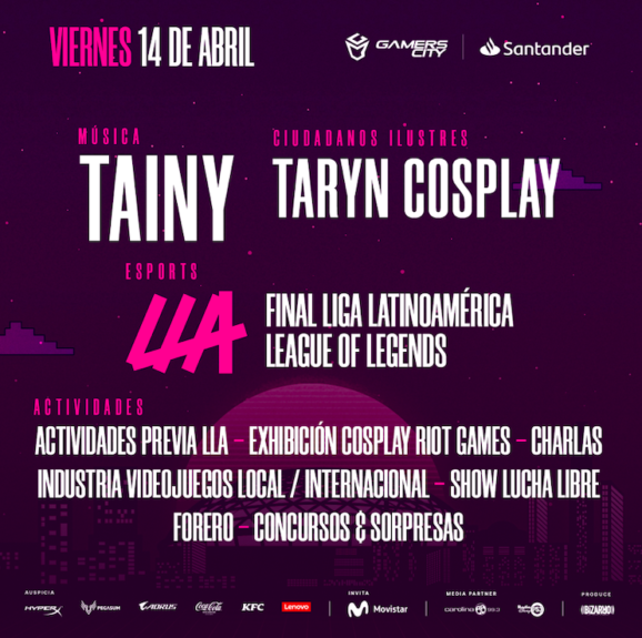 Con Juan Guarnizo, AriGameplays y DeadMau5: revisa el lineup por día de GamersCity