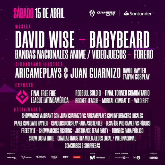 Con Juan Guarnizo, AriGameplays y DeadMau5: revisa el lineup por día de GamersCity