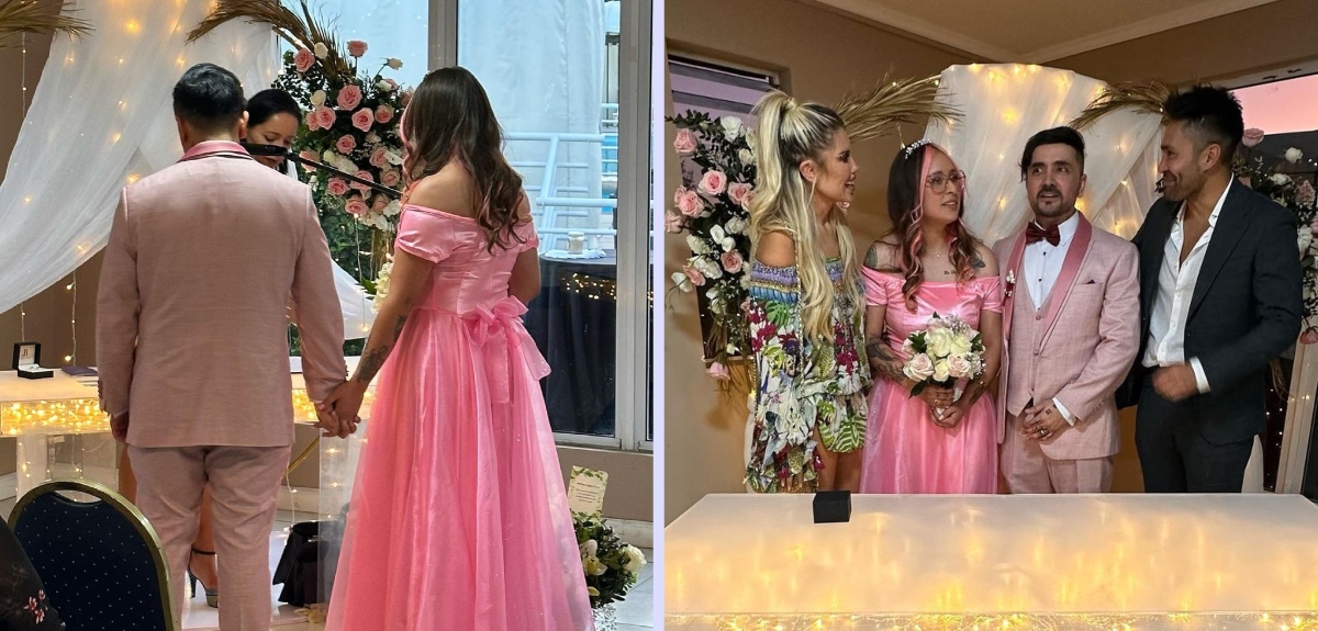 Padres de Tamara Moya se casaron en bella ceremonia: Coté Lopéz asistió y compartió fotos del evento