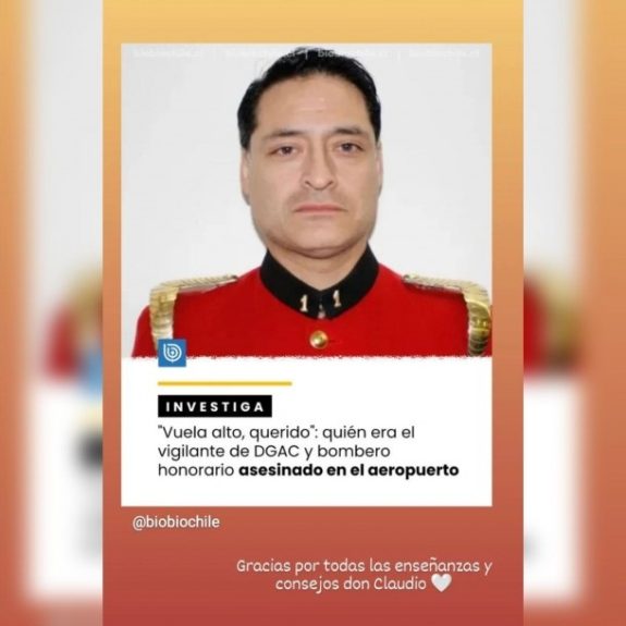 Elfi despidió vigilante DGAC asesinado en aeropuerto