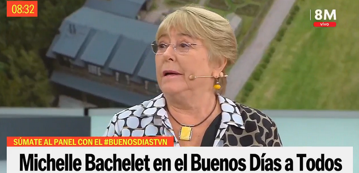 Michelle Bachelet afirmó que no volvería a La Moneda: 