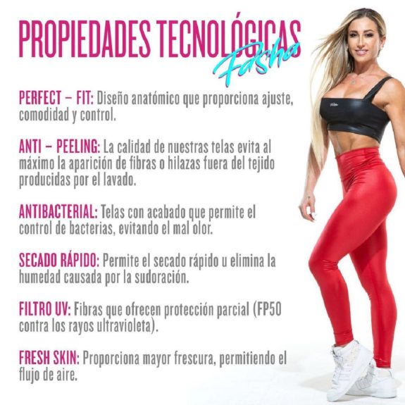 Nicole Moreno características ropa deportiva