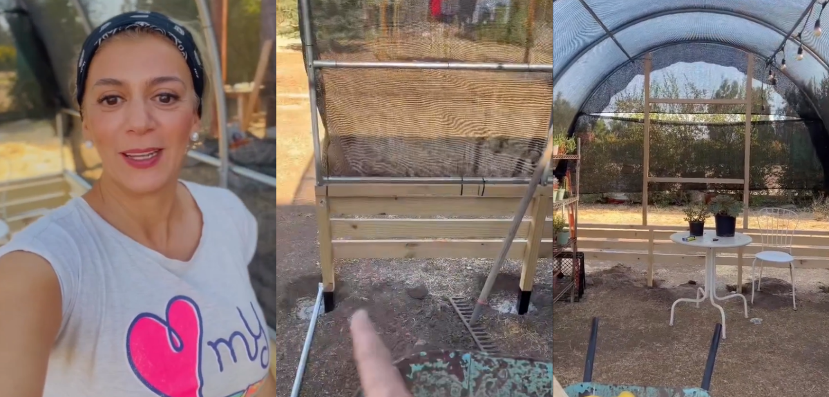 Paola Troncoso explicó cómo construye su invernadero en casa: 