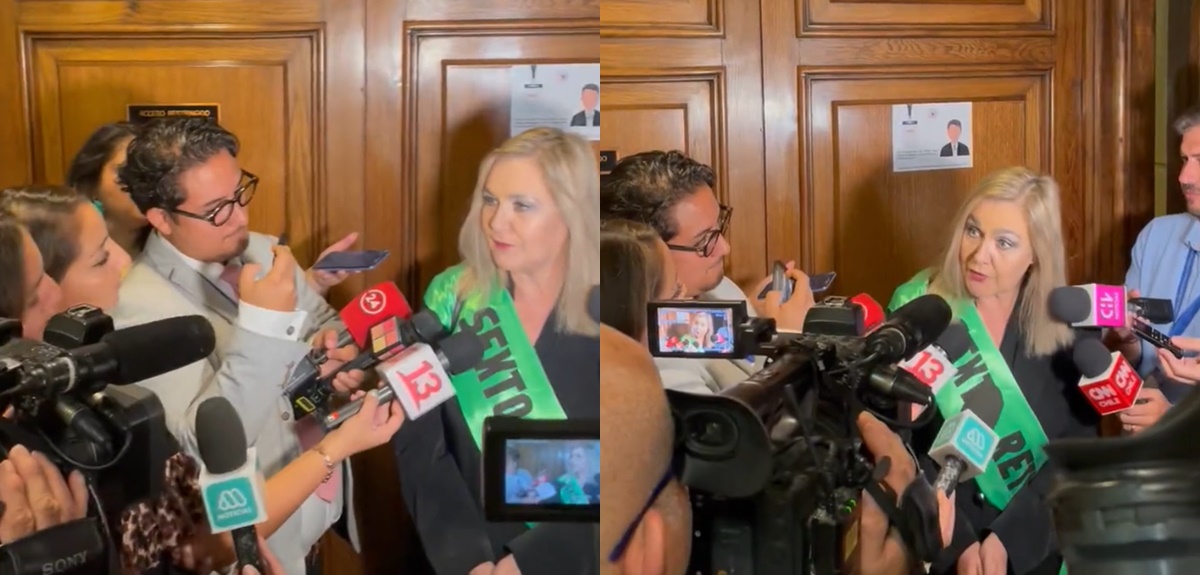El tenso cruce entre periodista y Pamela Jiles en el Congreso: 