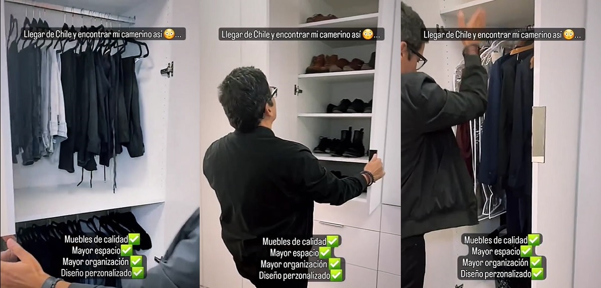 Rafael Araneda camarín EEUU