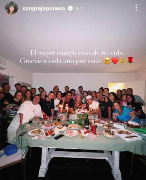 Rusherking regalo de lujo cumpleaños China Suárez