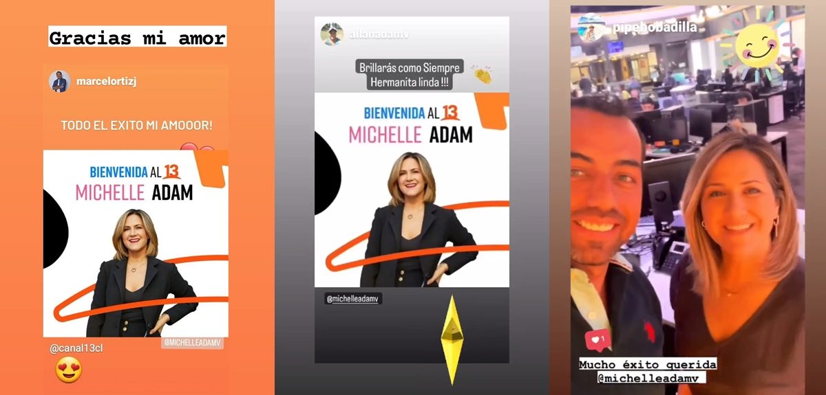 Los mensajes que recibió Michelle Adam tras anunciar su salida de Mega: destacó el de su pareja