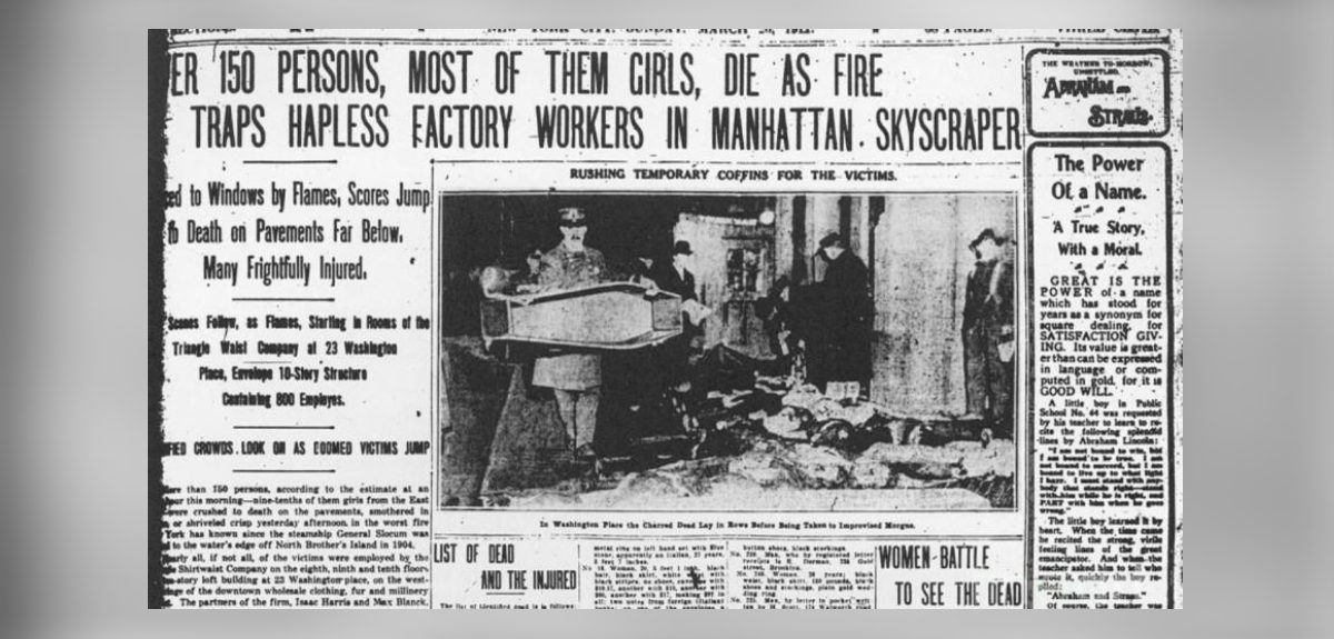 Triangle Shirtwaist Factory incendio mujeres
