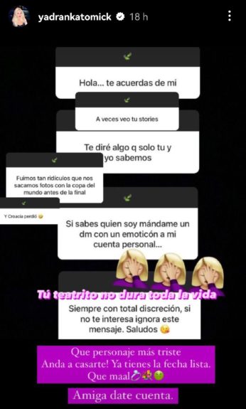 Yadranka Tomic funa Karol Lucero