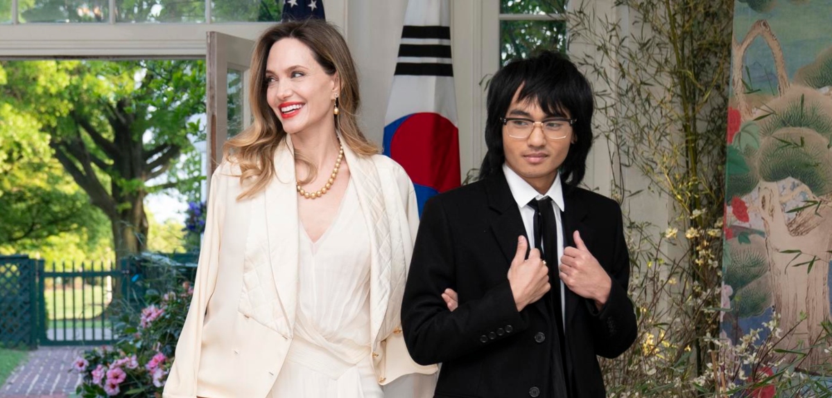 Angelina Jolie visitó la Casa Blanca con su hijo mayor, Maddox: joven sorprendió con su look