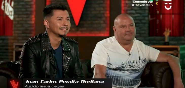 Juan Carlos Peralta en audición de The Voice