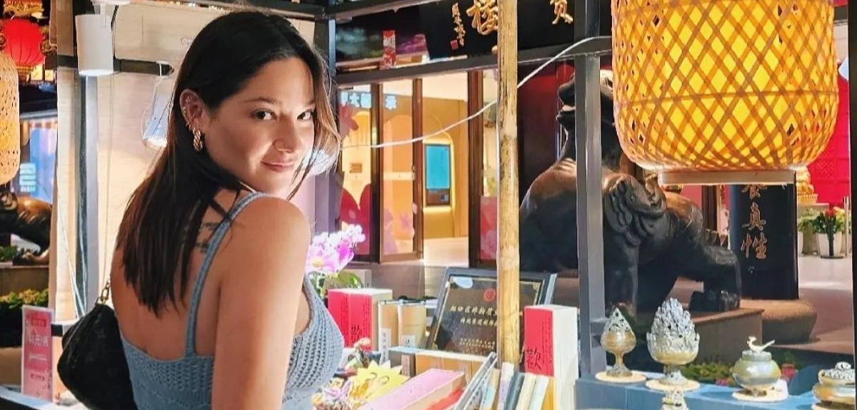 Kel Calderón compartió registros de su especial experiencia en China: 