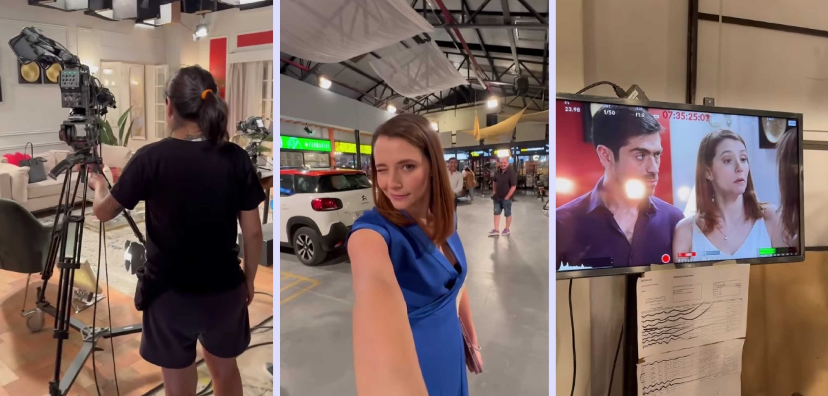 Magdalena Müller mostró set y detrás de cámara de 'Juego de ilusiones': 