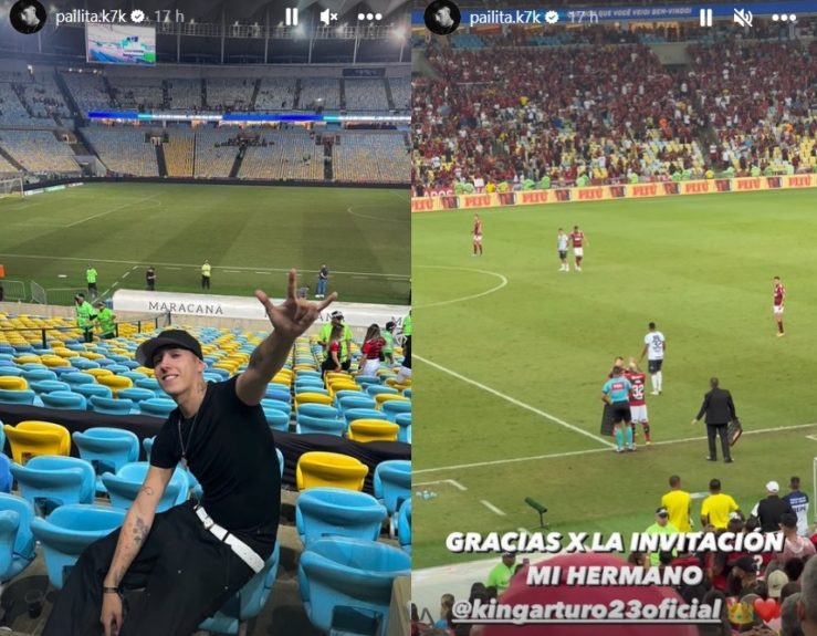 Pailita en el Estadio Marcaná