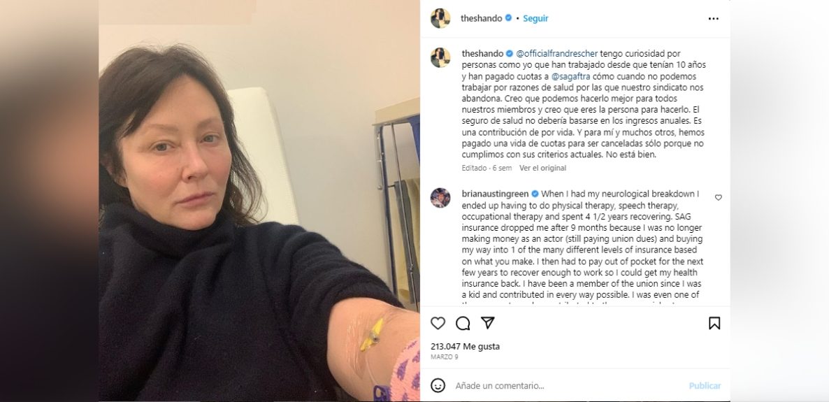 Shannen Doherty se separó en medio de lucha contra cáncer