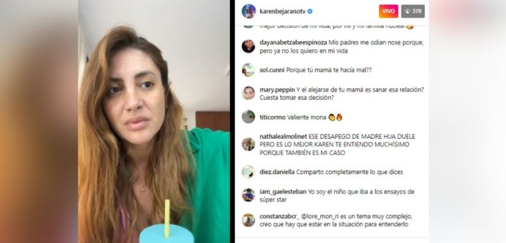 Transmisión en vivo de Karen Bejarano