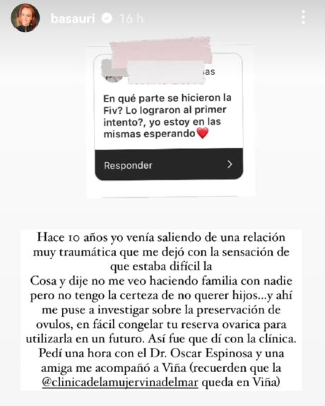 Begoña Basauri fertilizacion in vitro