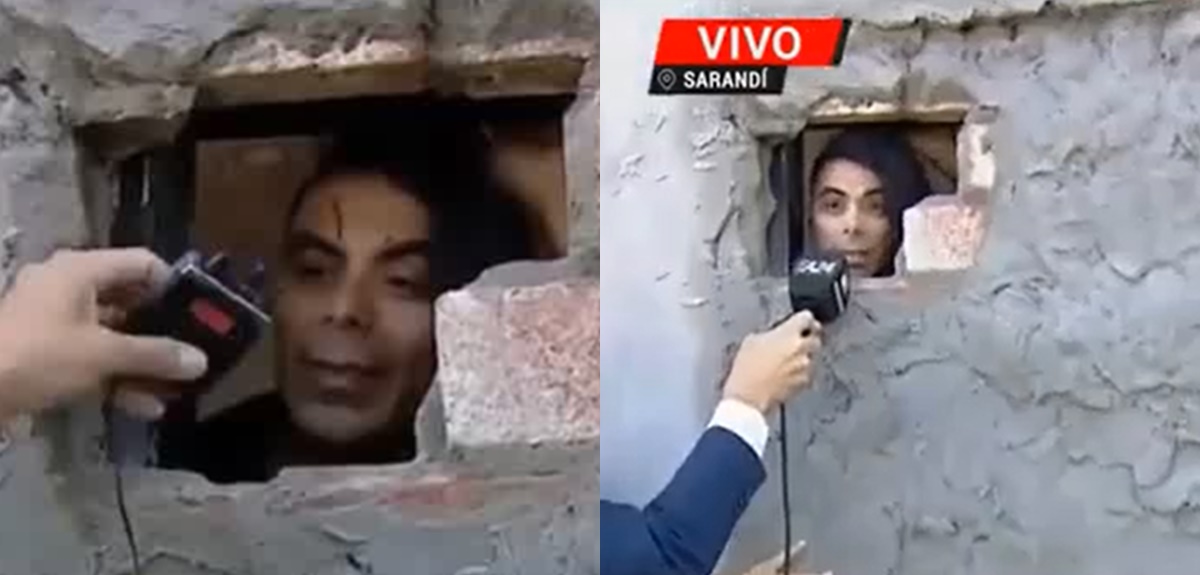 Taparon una puerta en casa de Argentina y olvidaron avisarle a la familia: quedaron atrapados