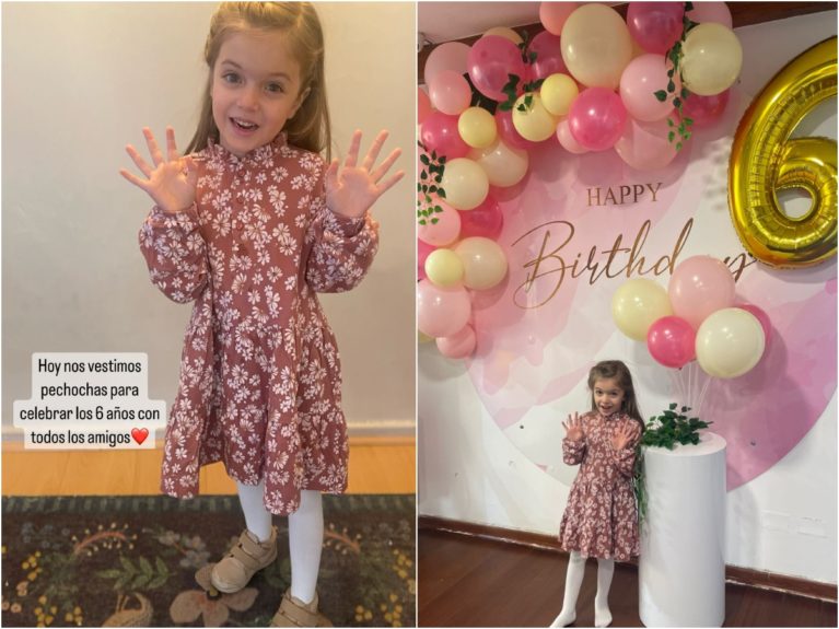 cumpleaños Celeste, hija de Millaray Viera