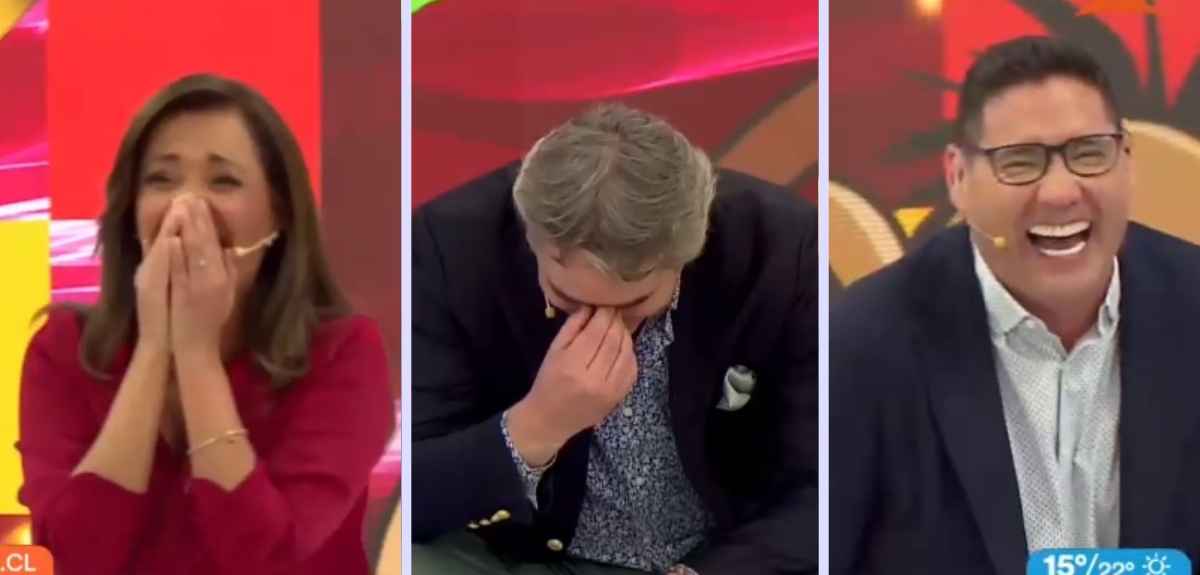 Inesperado chascarro telefónico sacó carcajadas a los animadores de Tu Día: 