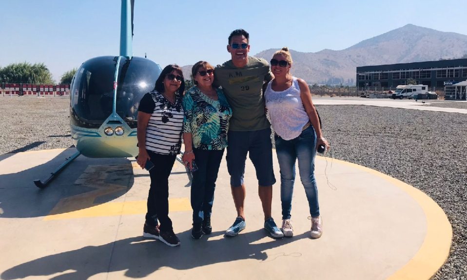 Cristián de la Fuente paseo helicóptero premio