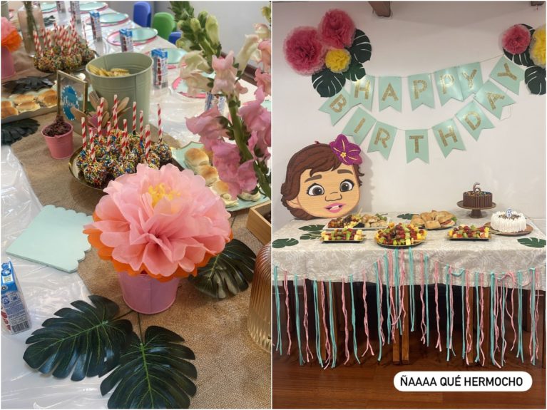 cumpleaños Celeste, hija de Millaray Viera