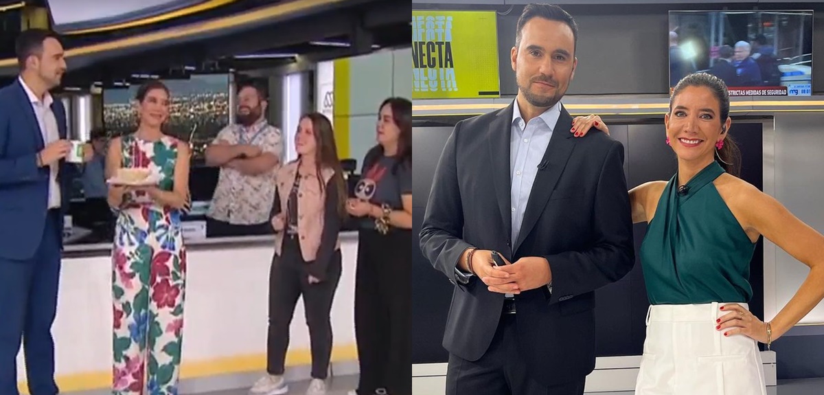 Equipo de Meganoticias preparó divertido cumpleaños sorpresa a Daniel Silva: 