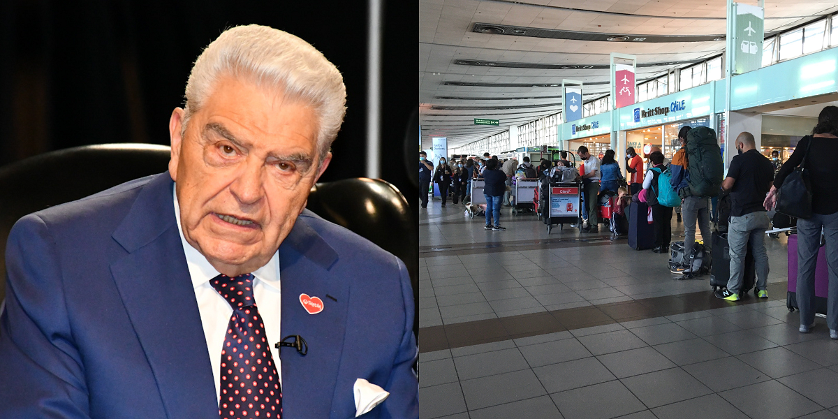 Don Francisco acusó “desastrosa” experiencia en Aeropuerto de Santiago por falta de silla de ruedas