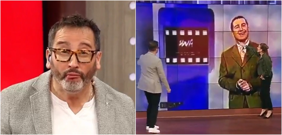 Eduardo Fuentes fue víctima de bromas de Mari Godoy por look de hace 23 años: 