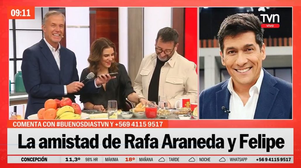 Felipe Vidal amistad Rafael Araneda