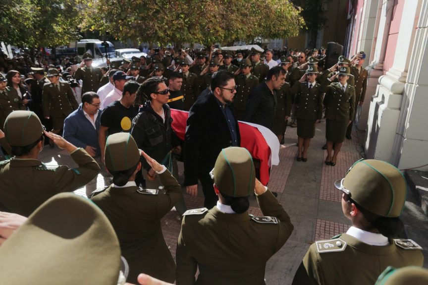 Las potentes postales que dejó el funeral del suboficial mayor Daniel Palma en Rancagua