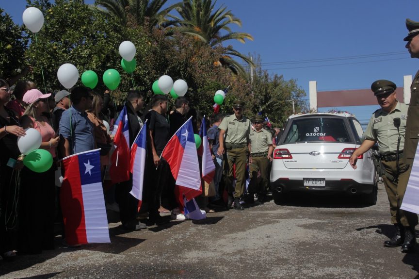 Las potentes postales que dejó el funeral del suboficial mayor Daniel Palma en Rancagua