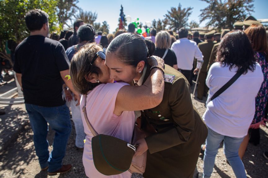 Las potentes postales que dejó el funeral del suboficial mayor Daniel Palma en Rancagua