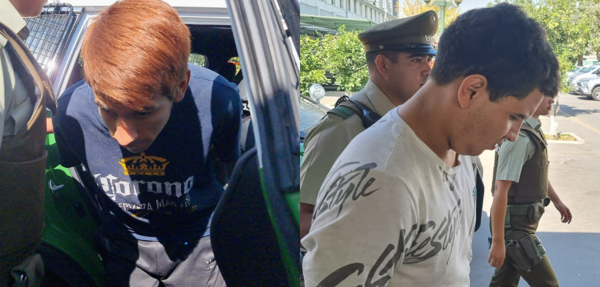 Uno cambió de look: revelan primeras imágenes de detenidos por crimen del suboficial Daniel Palma