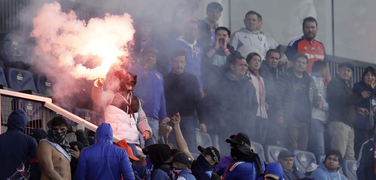 Las lamentables imágenes que dejó la suspensión del clásico universitario en Concepción