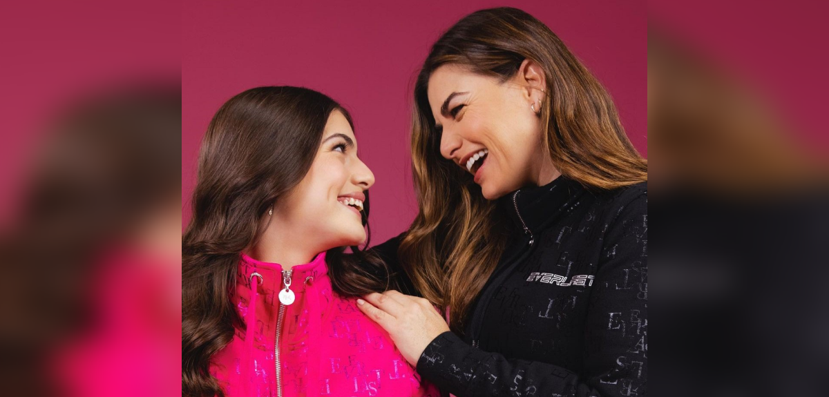 Ingrid Cruz y su hija se lucen en publicidad de conocida marca deportiva: 