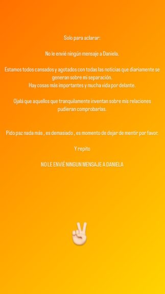 Jorge Valdivia alza la voz y desmiente a Daniela Aránguiz.