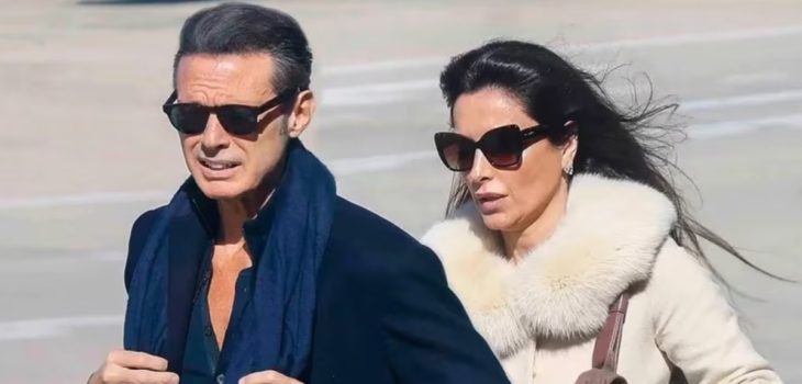 Luis Miguel y su pareja