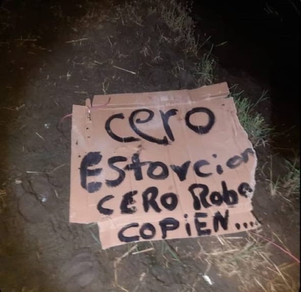 mensaje hallazgo cabeza humana Ecuador