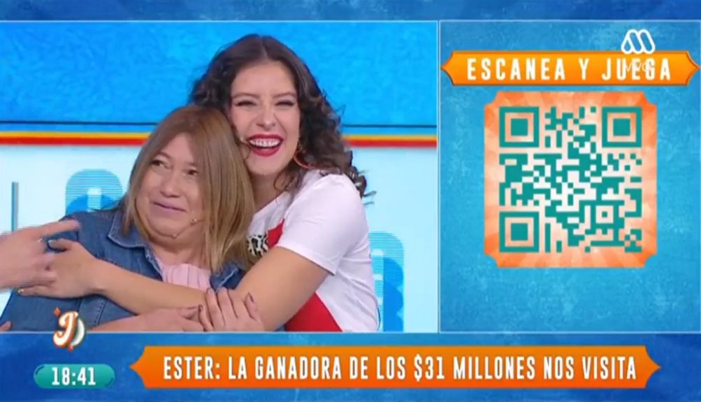 Ganadora super pozo La Hora de Jugar