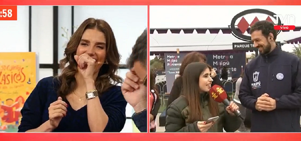 Notera del Buenos días a todos hizo cómico reclamo al alcalde de Maipú: 