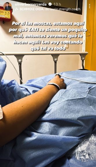 Oliver Borner Tati Fernández clínica descompensación salud