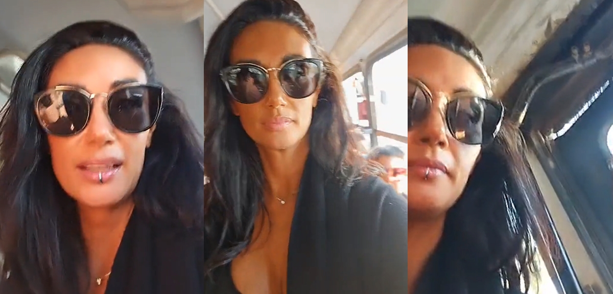 Pamela Díaz sacó risas al terminar en el transporte público en Viña del Mar: 