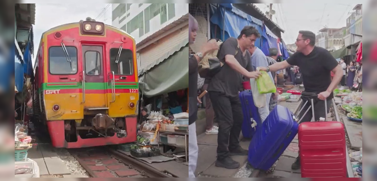 Pancho Saavedra pasó enorme susto por culpa de un tren en ‘Socios por el mundo 2’: “¡Para!”